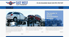 Desktop Screenshot of eastwestautotransport.com